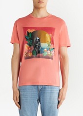 Etro graphic-print detail T-shirt