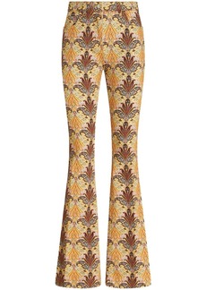 Etro graphic-print flared jeans