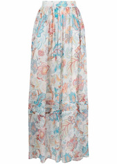 Etro graphic-print high-waisted skirt