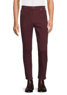 Etro High Rise Embroidered Jeans