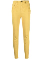 Etro embroidered skinny jeans