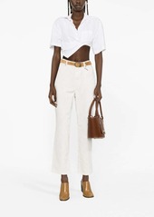 Etro high-waist cropped jeans