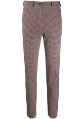Etro houndstooth print trousers