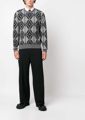 Etro intarsia-knit wool jumper