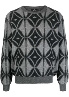 Etro intarsia-knit wool jumper