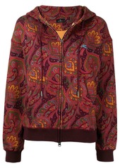 Etro jacquard knitted hoodie