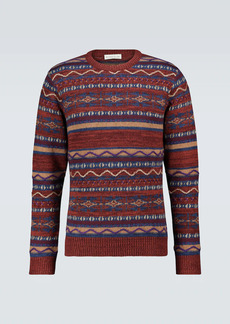 Etro Jacquard patchwork sweater
