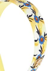 Etro Large Floral Printed Silk Headband