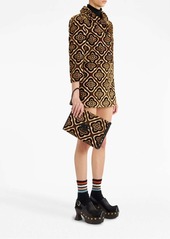 Etro large jacquard-pattern beauty case