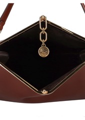 Etro Large Vela Leather Shoulder Bag