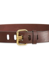 Etro leather buckle belt