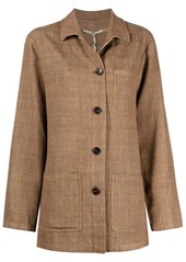 Etro linen-silk shirt jacket