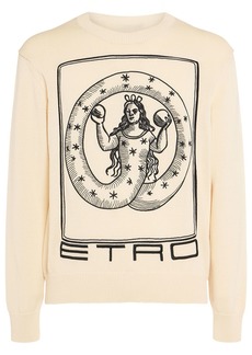 Etro Logo Cotton Knit Sweater