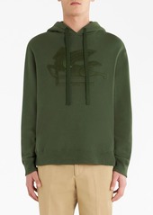 Etro logo-embroidered cotton hoodie