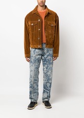 Etro logo-embroidered cotton jacket