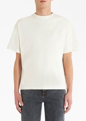 Etro logo-embroidered cotton T-shirt