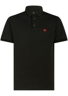 Etro logo-embroidered polo shirt