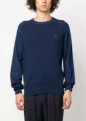 Etro logo-embroidered virgin wool jumper