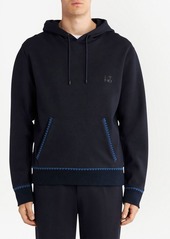 Etro logo-patch pullover hoodie