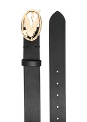 Etro logo-plaque leather belt