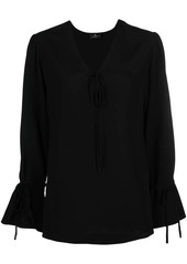Etro long-sleeve silk blouse
