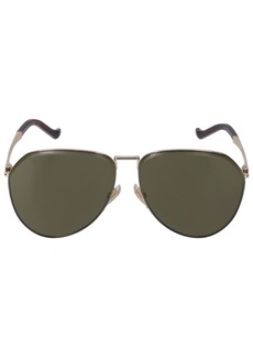 Etro Luxury Metal Aviator Sunglasses