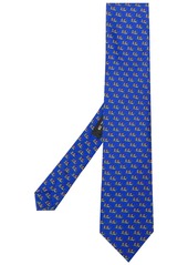 Etro Micro Pegaso-print silk tie