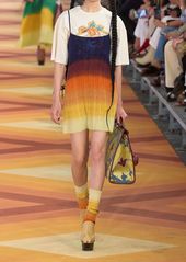 Etro Multicolor Wool Knit Mini Dress