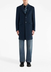 Etro notched-lapels wool coat