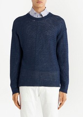 Etro open-knit linen jumper