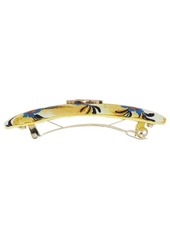 Etro Oval Silk Hair Clip