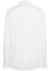 Etro Oxford Cotton Shirt W/ Logo Embroidery