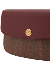 Etro Paisley Cotton & Leather Shoulder Bag