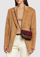 Etro Paisley Cotton & Leather Shoulder Bag