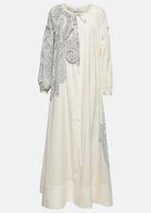 Etro Paisley cotton and silk kaftan