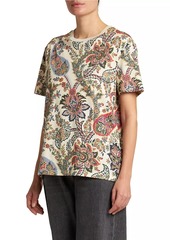 Etro Paisley Cotton T-Shirt