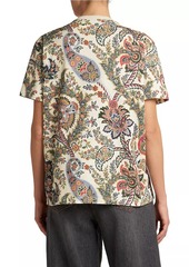 Etro Paisley Cotton T-Shirt