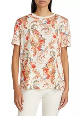 Etro Paisley Cotton T-Shirt