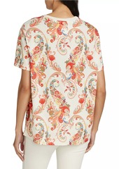 Etro Paisley Cotton T-Shirt