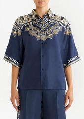 Etro paisley-design silk shirt