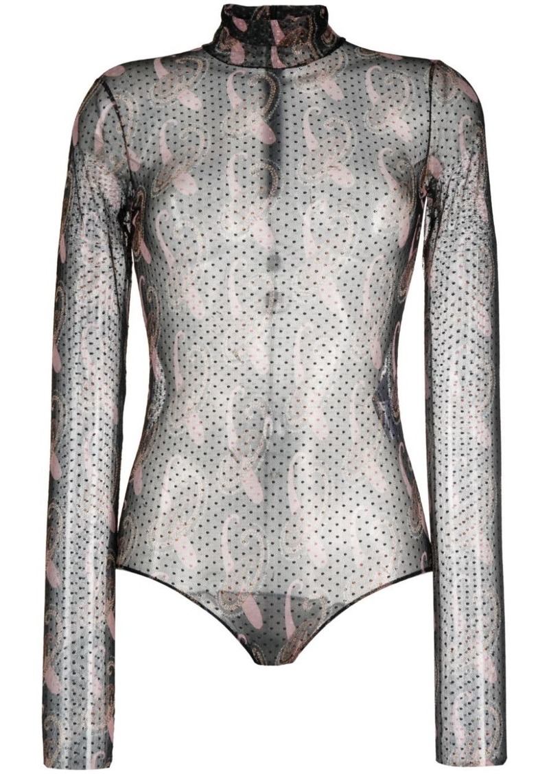 Etro paisley-print bodysuit