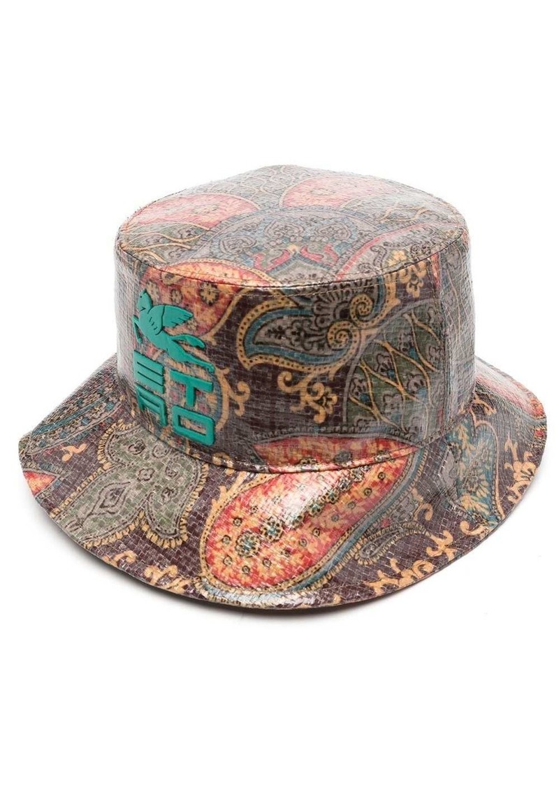 Etro paisley-print coated bucket hat