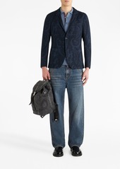 Etro paisley-print cotton blazer