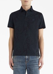 Etro paisley-print cotton polo shirt