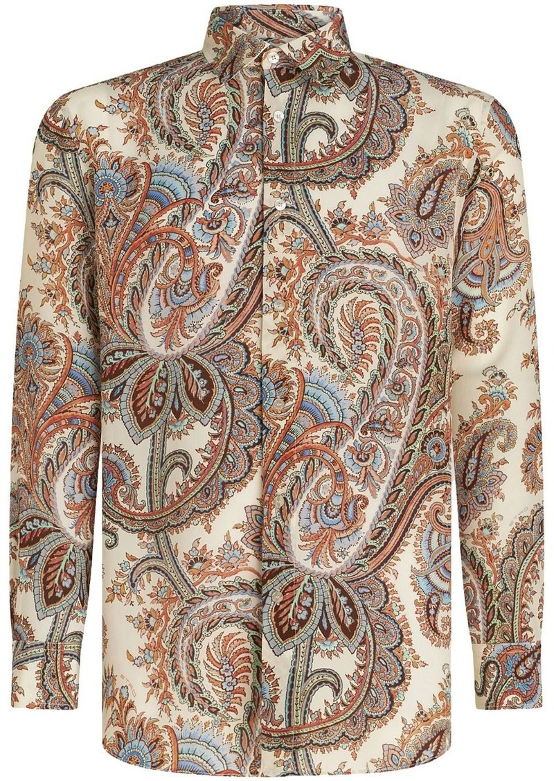 Etro paisley-print cotton shirt