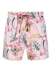 Etro paisley-print drawstring swim shorts