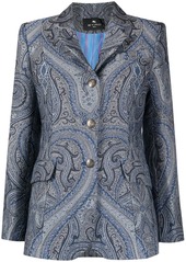 Etro paisley-print jacquard blazer