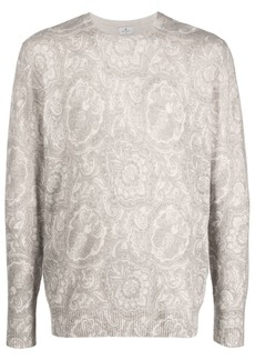 Etro paisley-print knitted jumper
