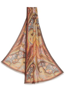 Etro paisley-print modal scarf