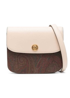 Etro paisley-print panelled crossbody bag